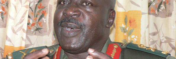 Maj. Gen Julius Oketta awolerezza  Museveni